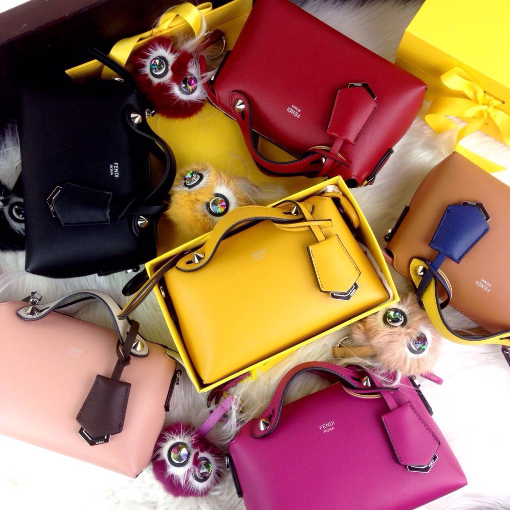 FENDI By The Way M3985 / 72258 BB Bag Fall/Winter 2018 with  Crystal Monster Charm