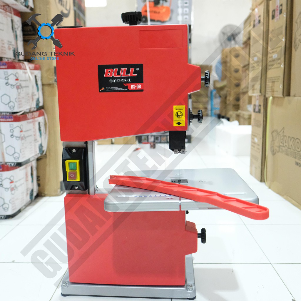 Bull BS-08 / Mesin Band Saw 8 inch Bull Bs08 / Mesin Gergaji Pita Duduk 8inch Bull