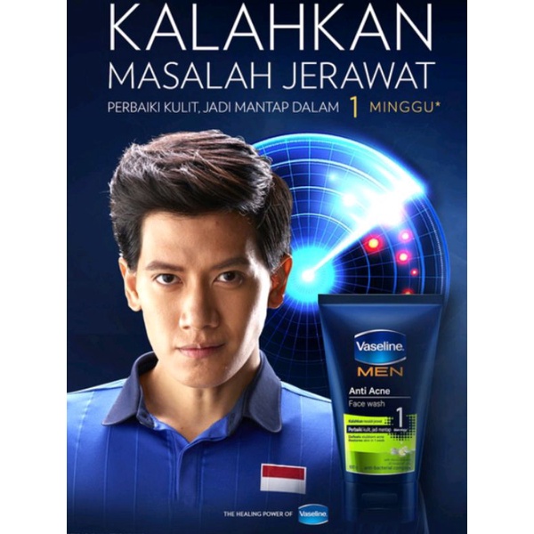 VASELINE Men Face Wash | Sabun muka 100g