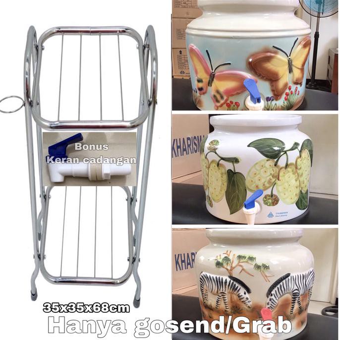 Guci Galon Keramik & Kaki Guci Chrome Plated - Terbaik 