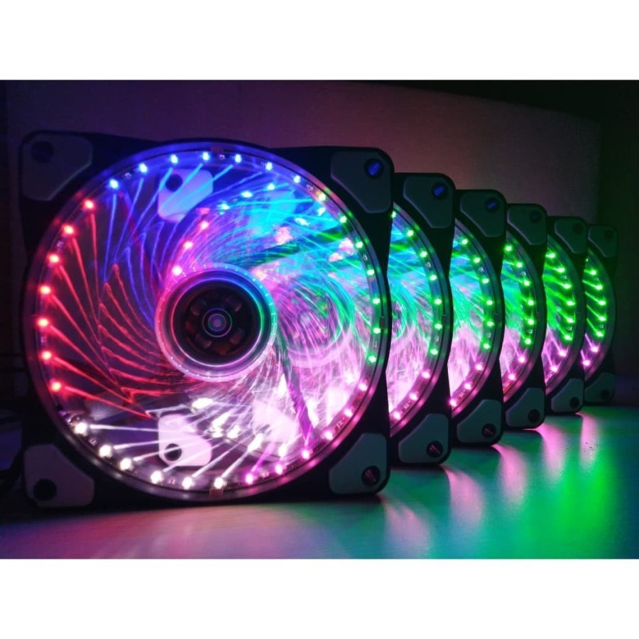 Fan Casing 12 CM RGB F004 Black Panther || Athenagamers