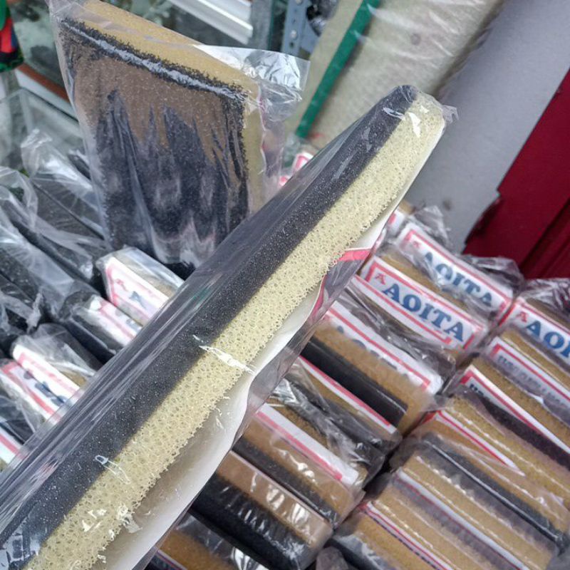 Busa BIOFOM Hitam Kuning / Kapas Filter Aquarium(BIO FOM)