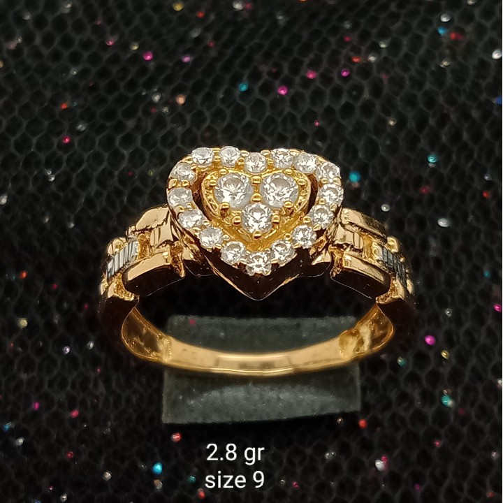 Cincin Emas 17K - 2.8 gr Kadar 750 - 647