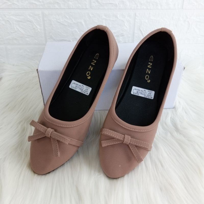 Sepatu Wanita Casual Flat Shoes Wanita Kekinian Sepatu Balet Pita Terbaru