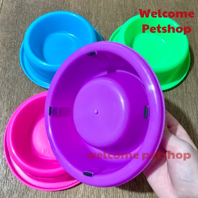 Tempat Makan Bulat Besar Anti Semut dan Anti Slip untuk Kucing / Anjing / Kelinci / Marmut