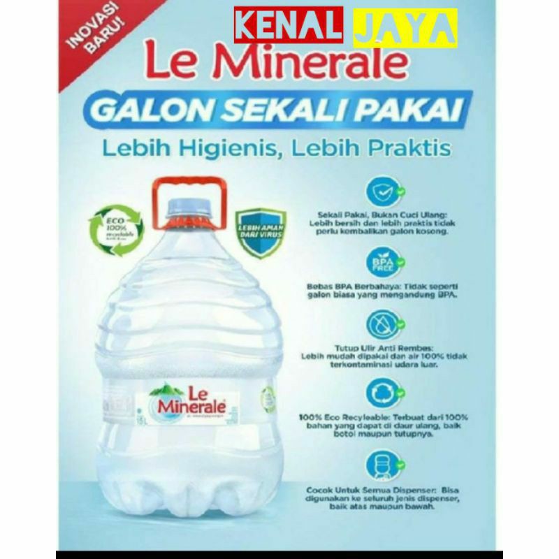 LEMINERALE Galon 15 Liter Lemineral