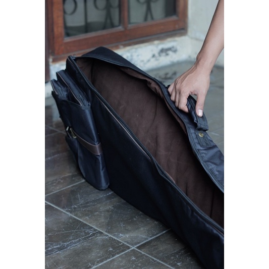 tas gitar elektrik/sarung gitar tebal/gig bag/semi hardcase