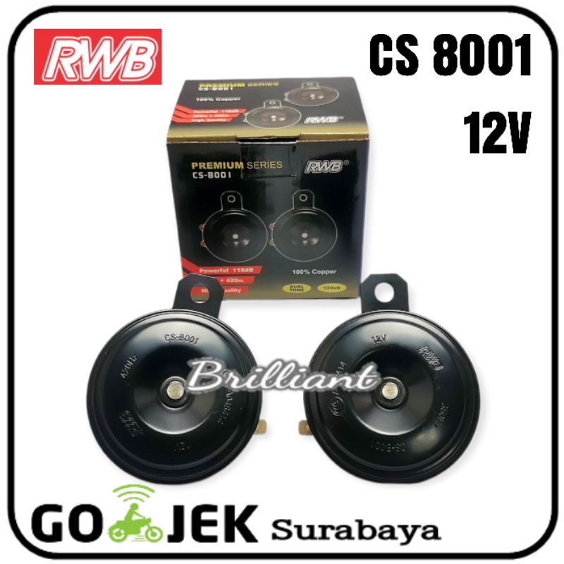 Klakson Dobel Disk RWB - 12v / 24v - Suara Berani Adu Vs Denso