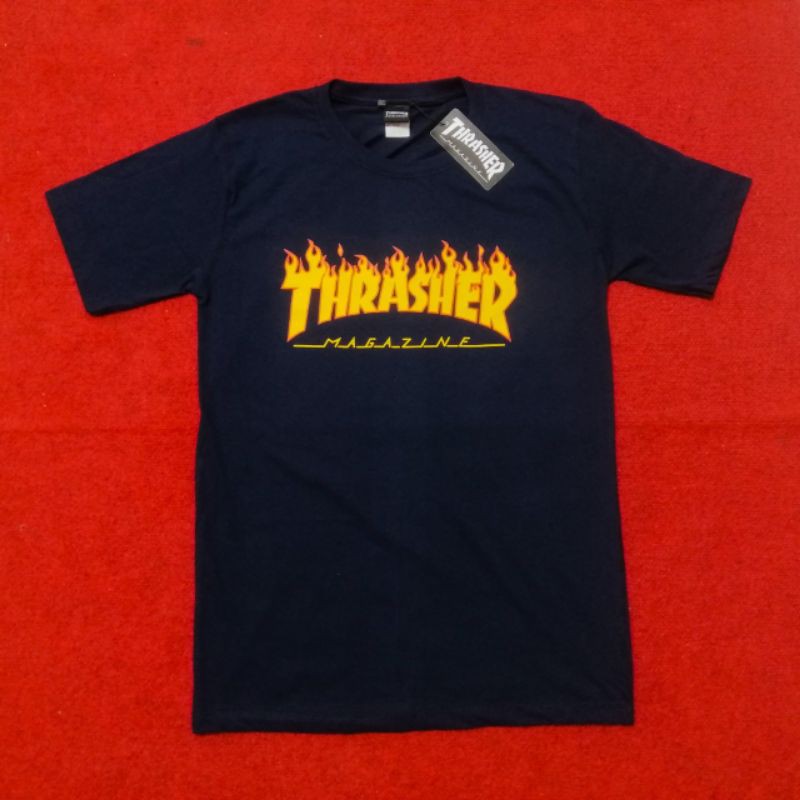 KAOS THRASHER PREMIUM ORIGINAL | BAJU DISTRO SKATEBOARD | KAOS DIATRO MURAH PREMIUM