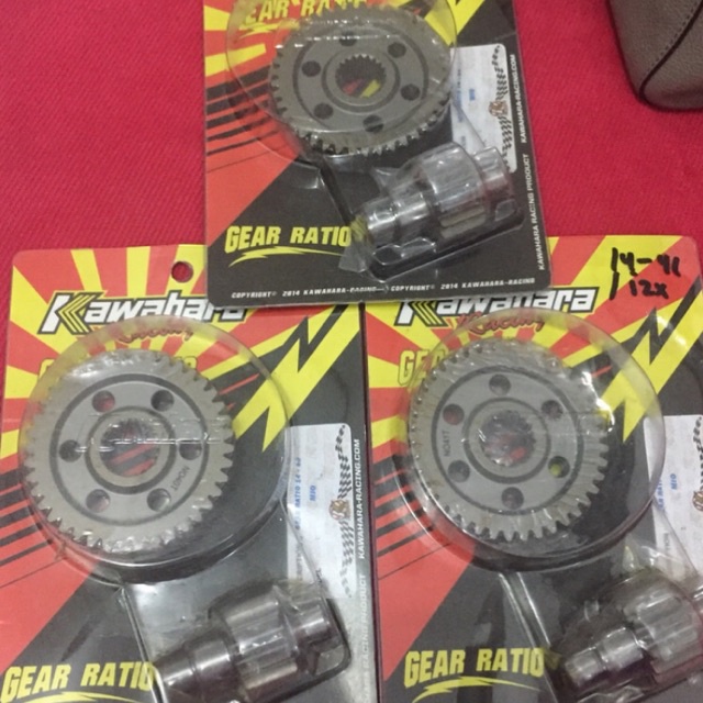 GEAR RASIO / RATIO GIGI HONDA BEAT ICON 14T- 44T KAWAHARA