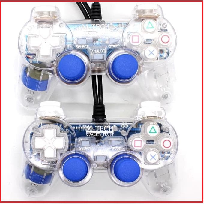 M-Tech MT-830S Gamepad DOUBLE TRANSPARAN Joystick Controllers