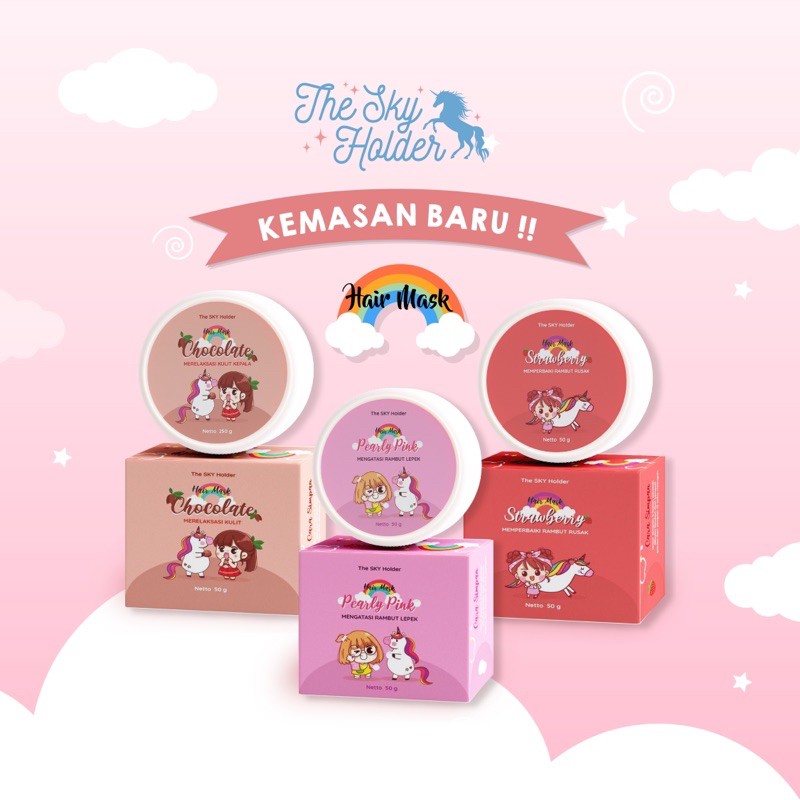 (DISTRI RESMI) CUCI GUDANG  HAIRMASK BY THESKYHOLDER / HAIR MASK / MASKER RAMBUT