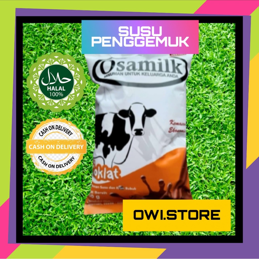 

OSAMILK 100% ORIGINAL SUSU OSAMILK COKLAT OSAMILK VANILA SUSU GEMUK SUSU PENGEMUK BADAN SUSU BUBUK