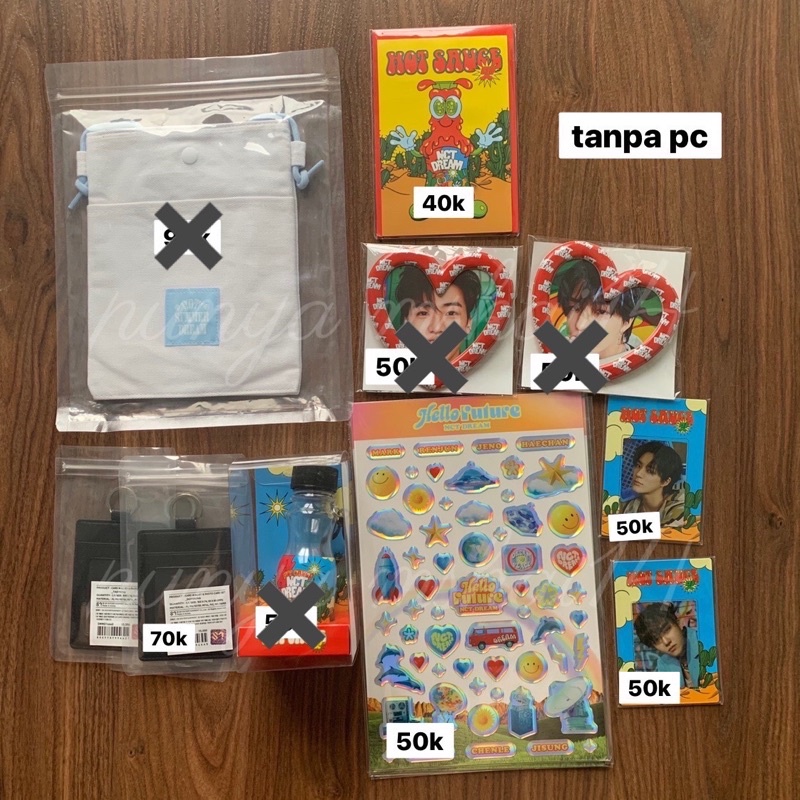 nct dream jeno jaemin hotsauce pc mini bag cawall magnet stand frame epoxy keyring pop up merch only