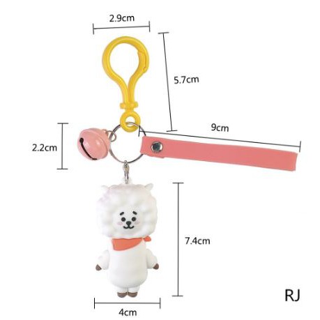 Gantungan Kunci Kpop BTS 21 Keychain Cute Impor UKURAN BESAR 106