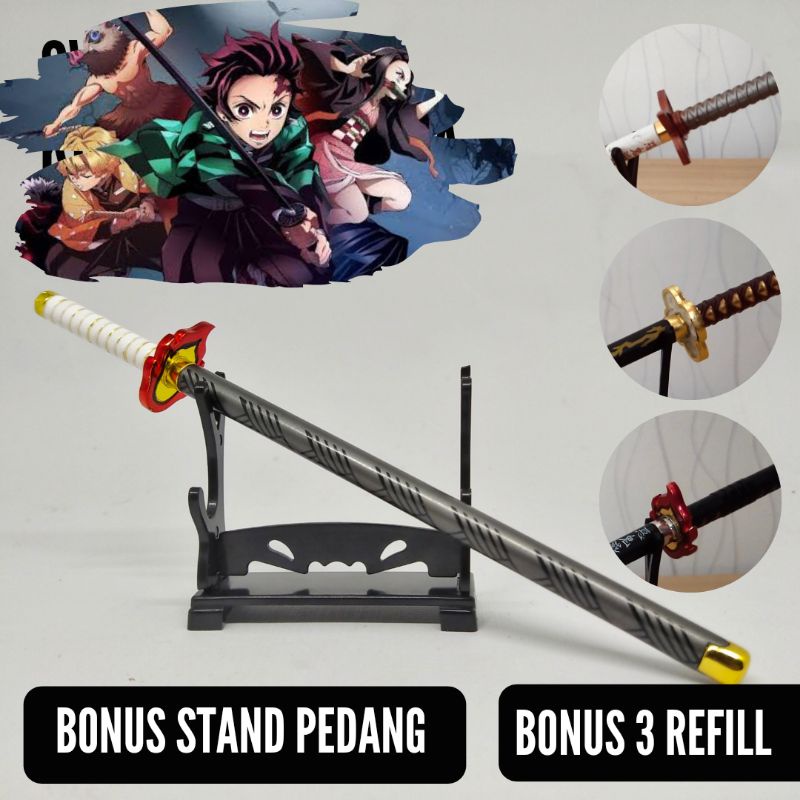 KL49FM Pena Pulpen Pedang Sword Pen Anime Demon Slayer Kimetsu no Yaiba