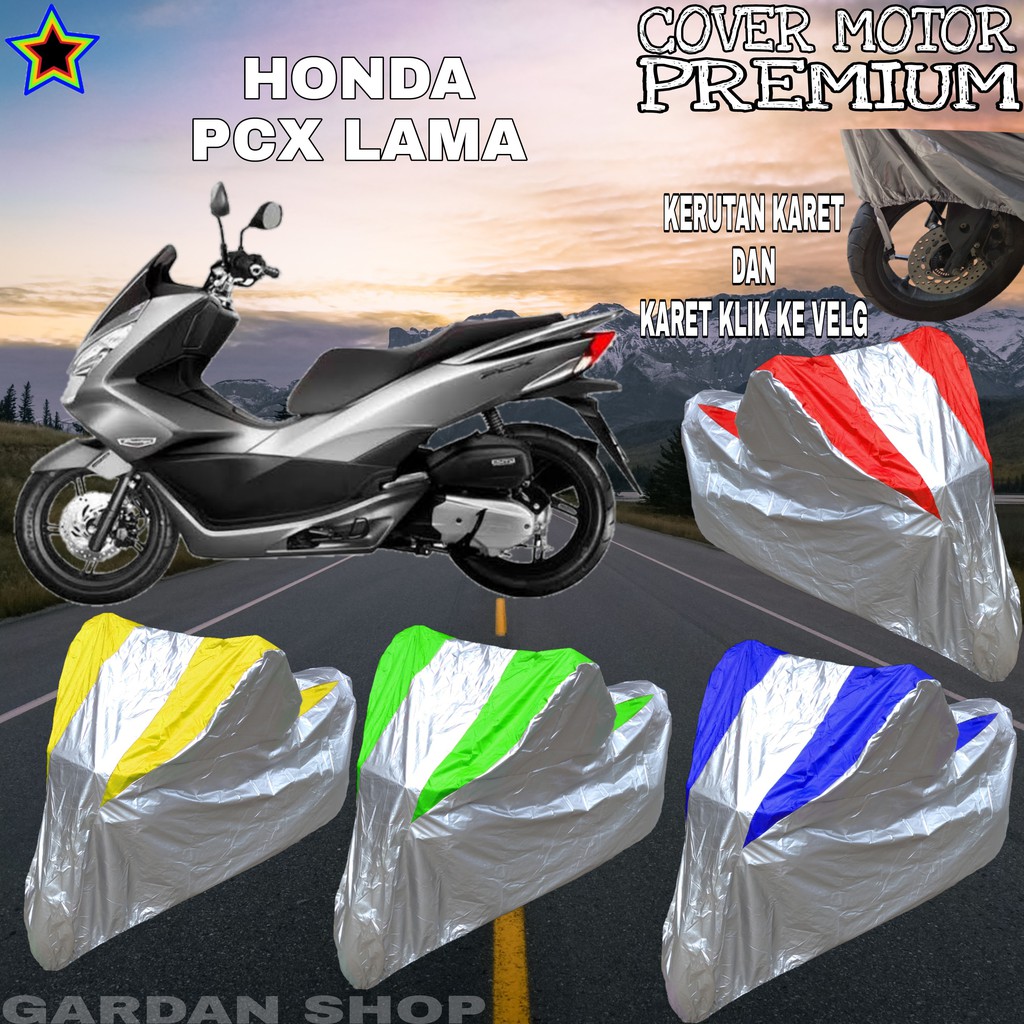 Sarung Motor HONDA PCX LAMA Silver KOMBINASI Body Cover Honda PREMIUM