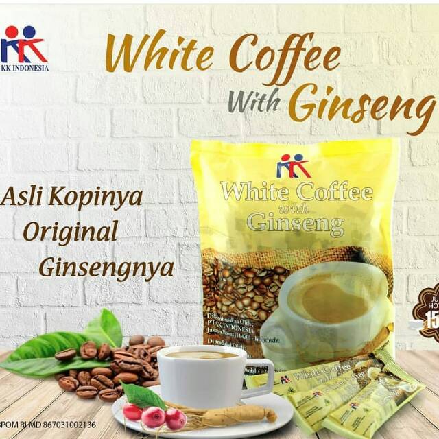 

White coffee ginseng