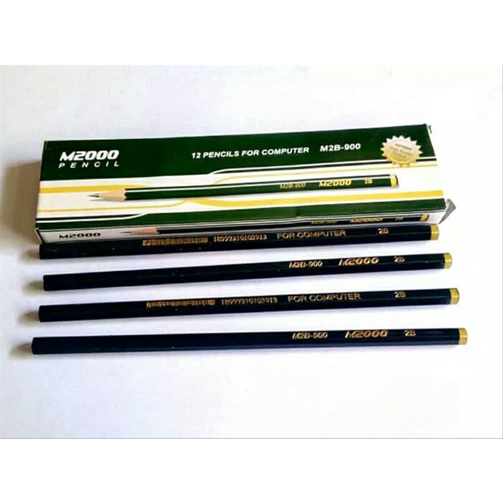 Pensil 2B M2000 / Pensil Ujian / Pensil 2B / Pensil Komputer / Pensil Eceran / Pensil UAS / TM-51-3
