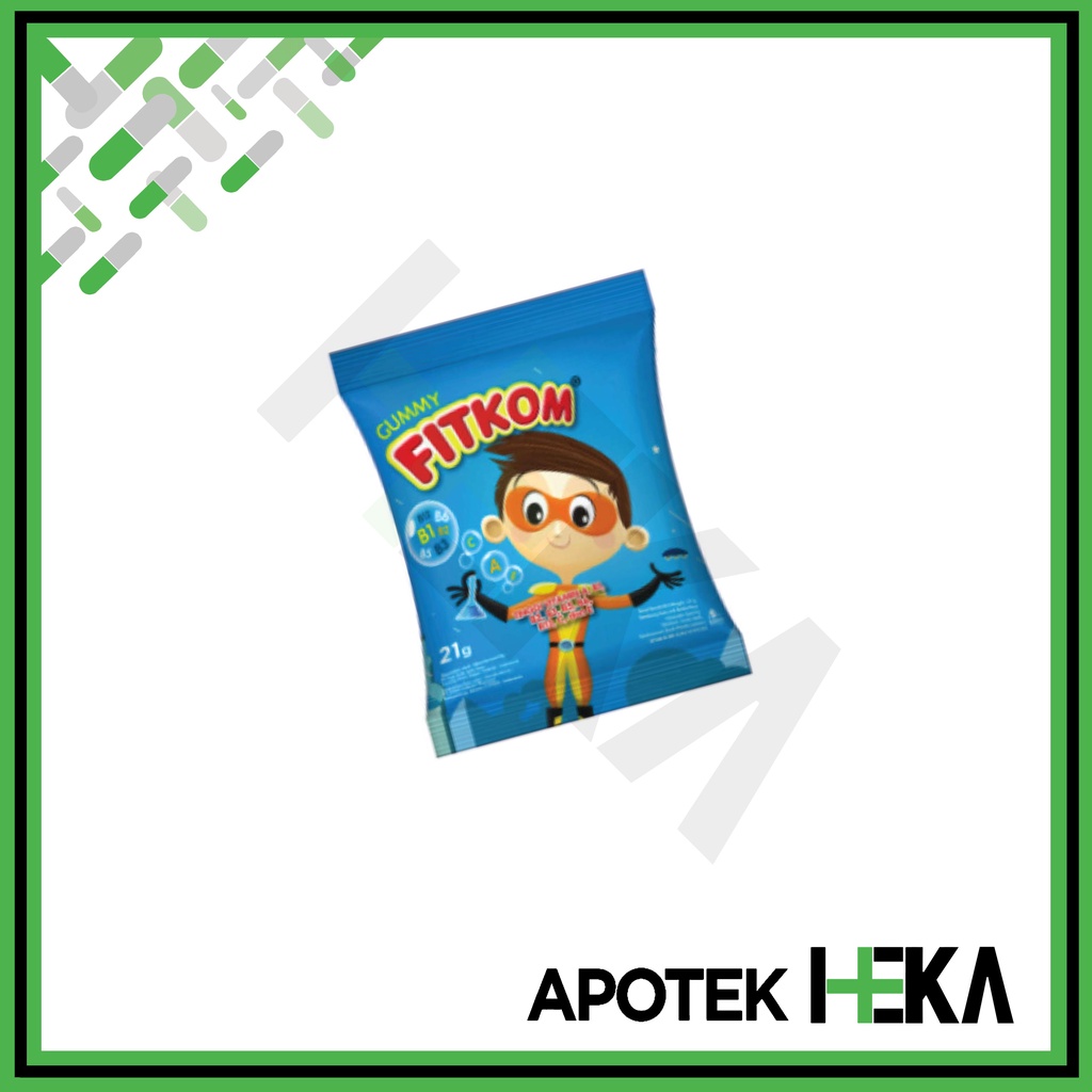 Fitkom Gummy Multivitamin Sachet 24 gr Biru (SEMARANG)