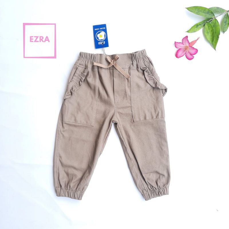 Celana Anak Perempuan Joger Twill Comfort Stretch  1- 9 Tahun