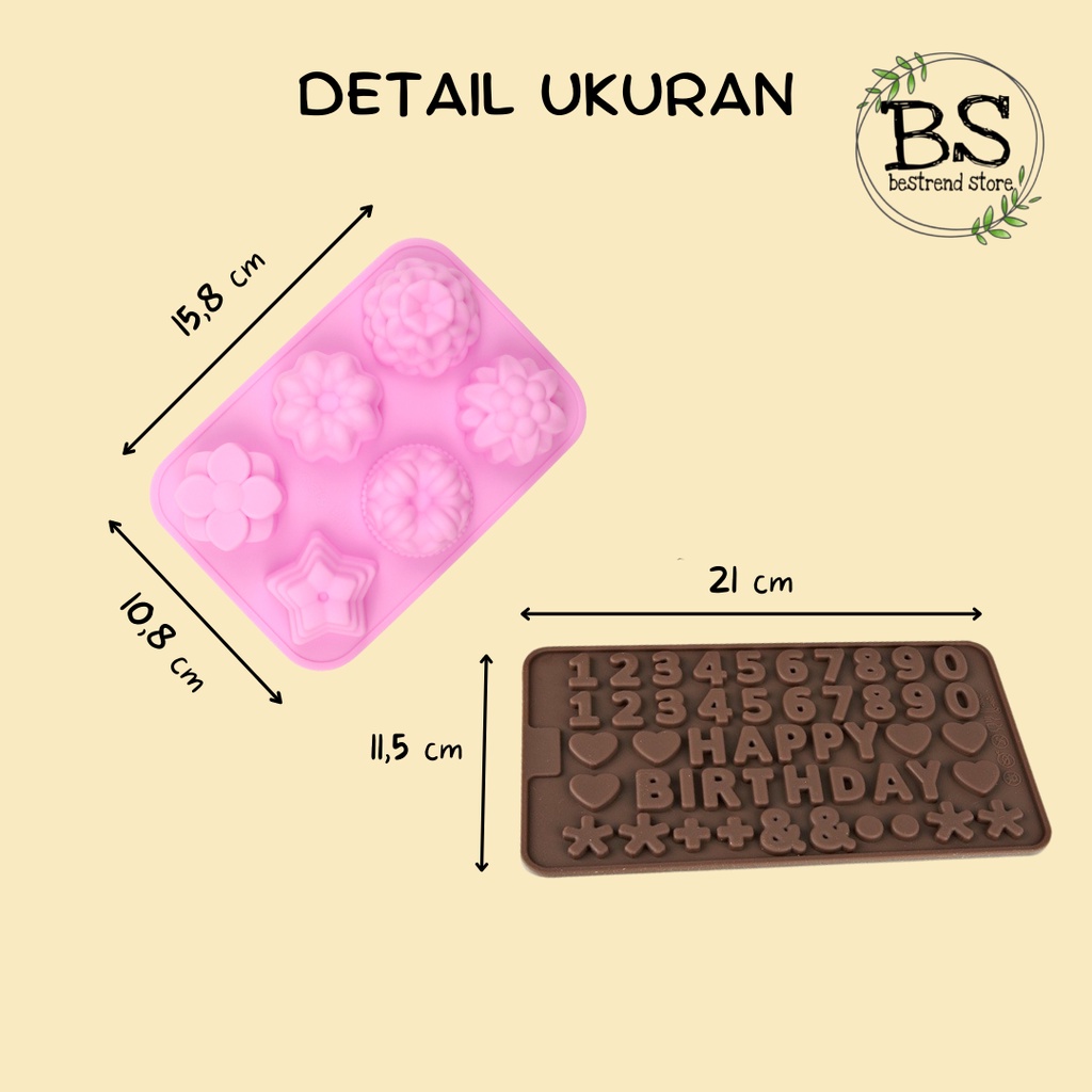 Cetakan Silikon Coklat Jelly Gummy Permen Puding Es Cokelat Silicon Karakter Aneka Bentuk Part 2