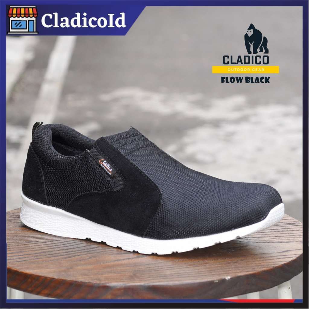 SEPATU KASUAL PRIA SLIP ON CASUAL OUTDOOR JALAN-JALAN JOGGING OLAH RAGA SANTAI CLADICO ORIGINAL