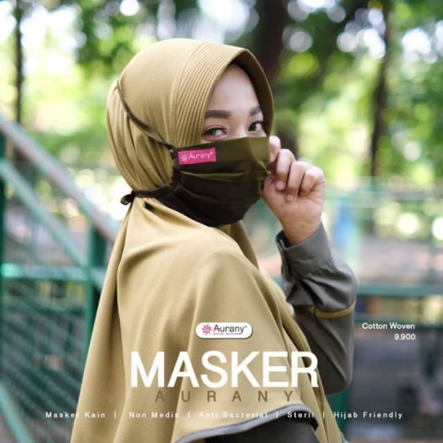 MASKER KAIN POLOS II AURANY