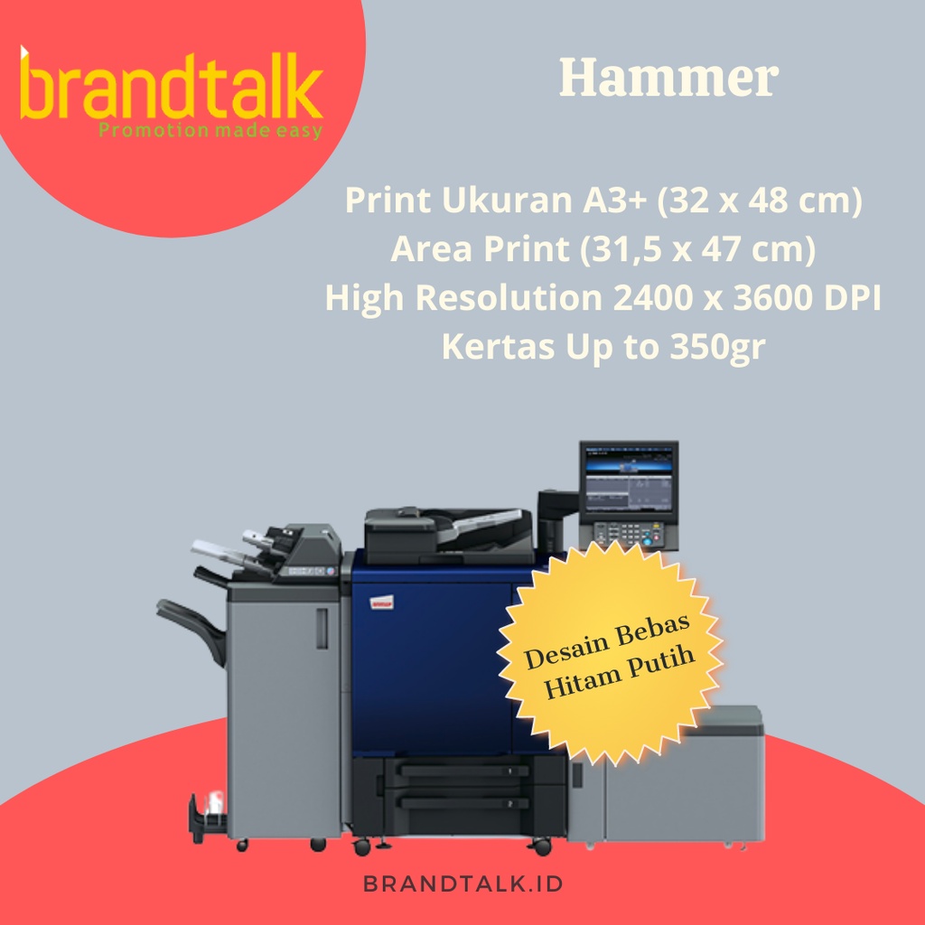 

Cetak Print Hitam Putih Kertas Hammer Motif Ukuran 32,5 cm x 48 cm