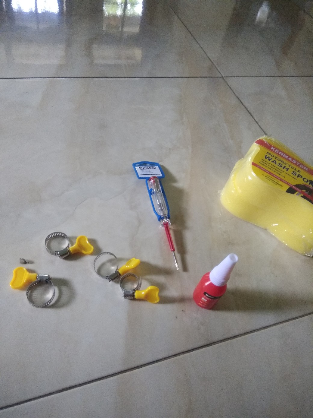 Klem Selang Gas Elpiji Stainless / Hose Clamp Asli Taiwan Ukuran 1