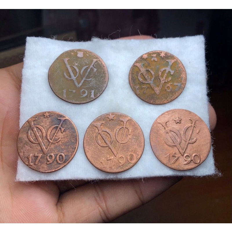 Koin Kuno VOC Borongan 5pcs Murah