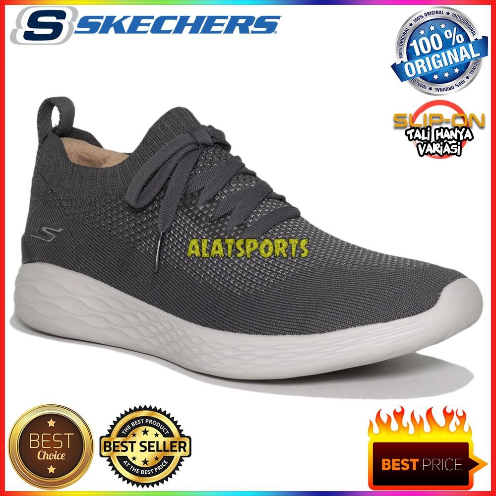 Skechers Go Strike Altitide 54210-CHAR - Charcoal Sepatu Sneaker Pria Original