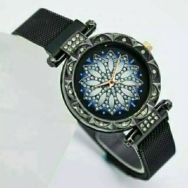 Jam Tangan Wanita Magnetik Motif Baling-baling Hiasan