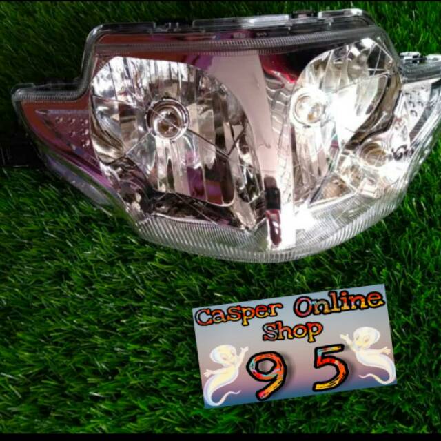 Reflektor lampu depan wave 125