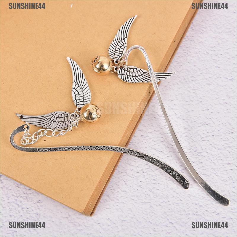 Bookmarkpembatas Buku Desain Harry Potter Warna Emas Untuk Hadiahperlengkapan Sekolah