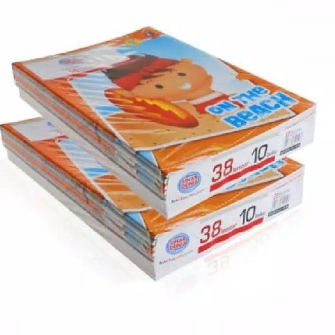 

[PROMO G0L99] 1pcs Buku Tulis Bergaris Sidu Isi 38 Lembar Buku Sekolah Hot Sale