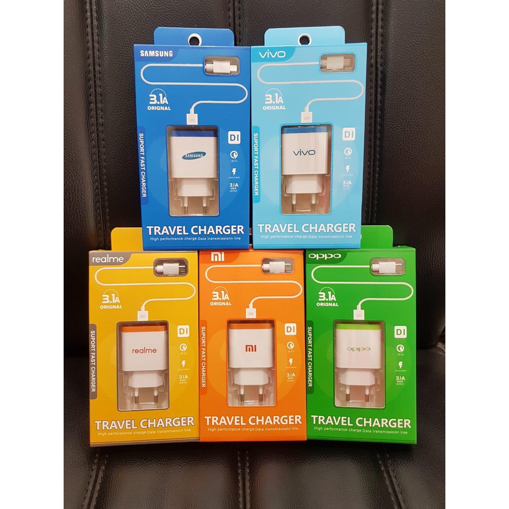 CASHAN TRAVEL CHARGER 3.1A VIVO Y91 Y91C Y93 Y95 Y12 Y15 Y17 V5 V7 V7+ V9 V11 Y81 Y83 Y55 Y65 CS2767