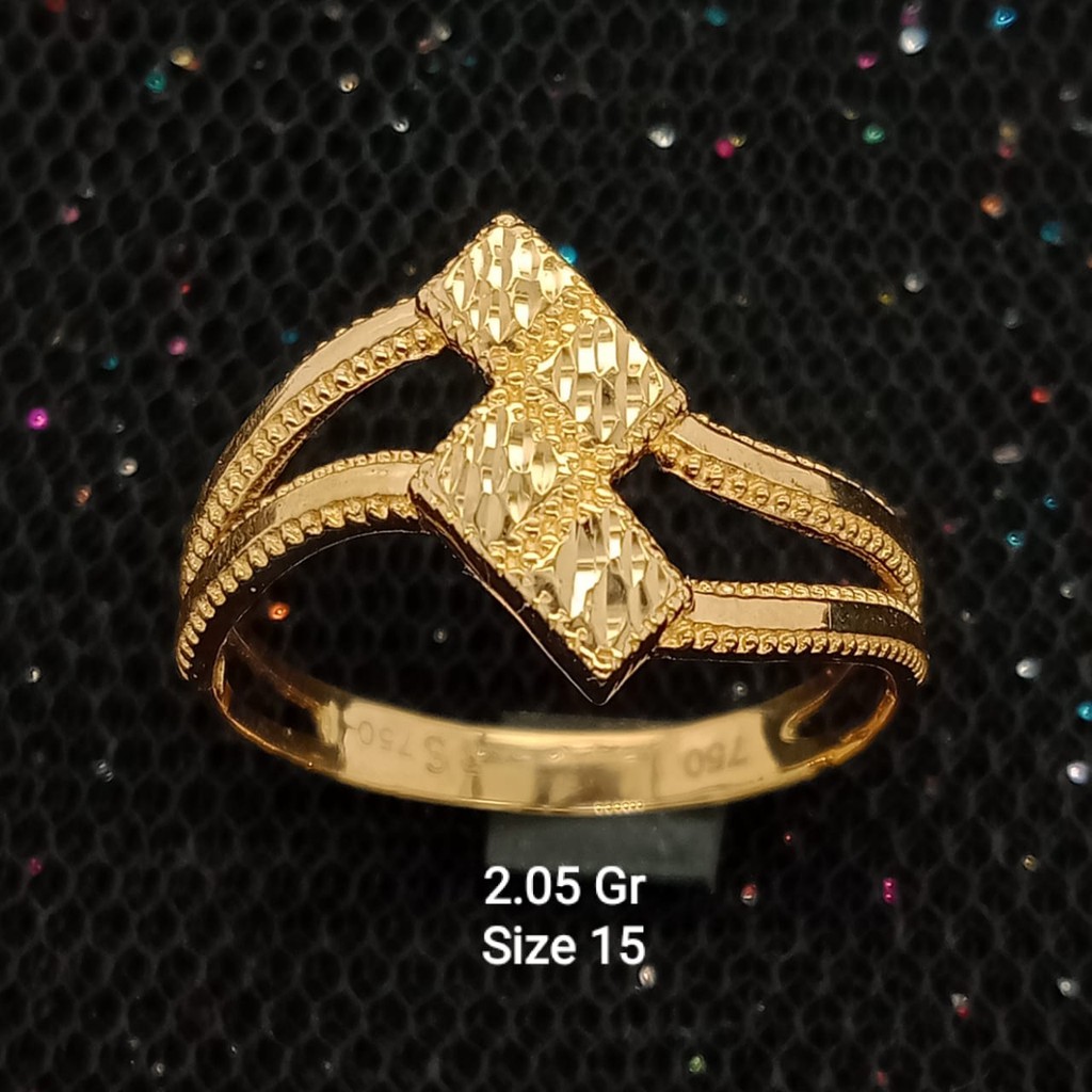 Cincin Emas 17 K - 2.05 Gr Kadar 750 - 2897