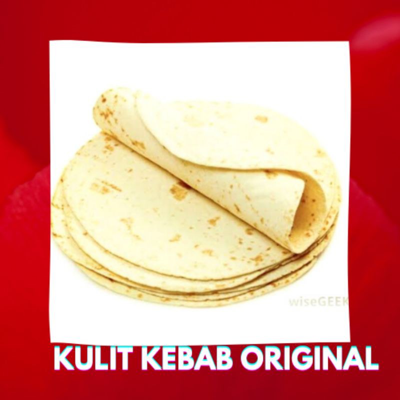 

Kulit Tortila dan Kebab Warna Original