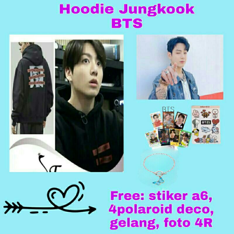 [BISA COD] HOODIE JUNGKOOK BTS it just my syndrome