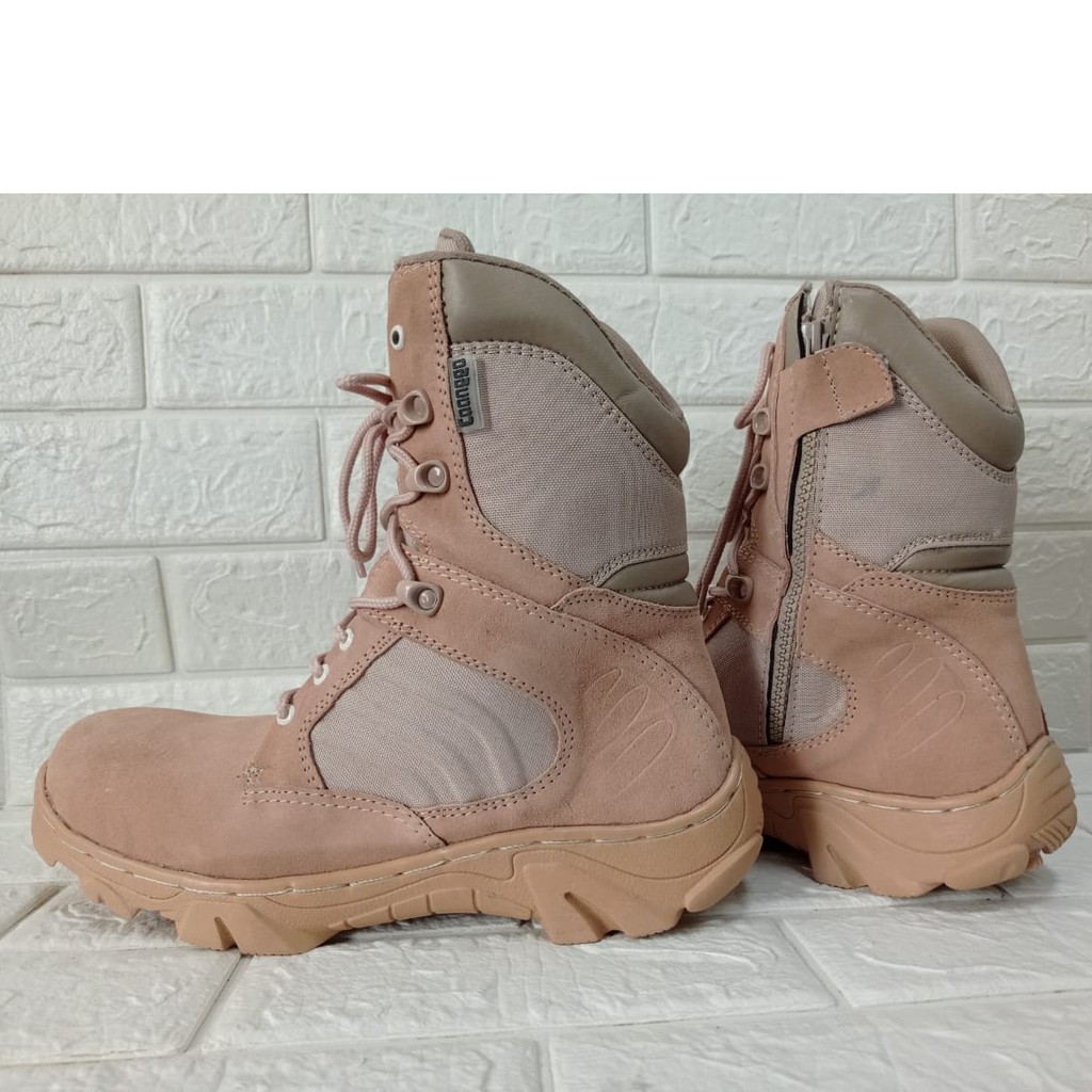 SEPATU SAFETY BOOTS PRIA WANITA MODERN SAFETY KULIT 8inc