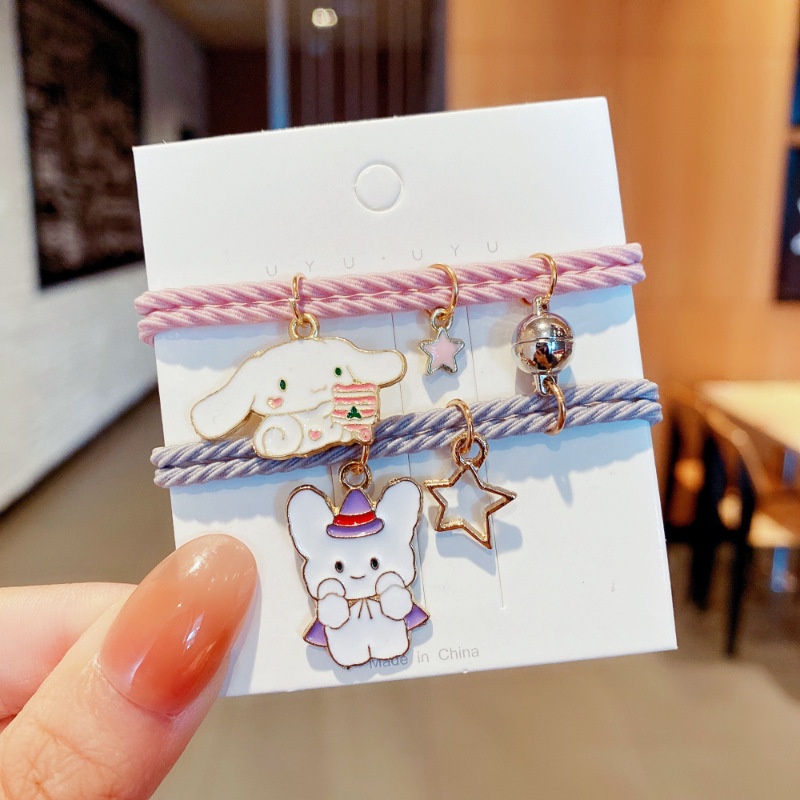 2 / 1 Set Gelang Pasangan Motif Kartun Untuk Pria Dan Wanita
