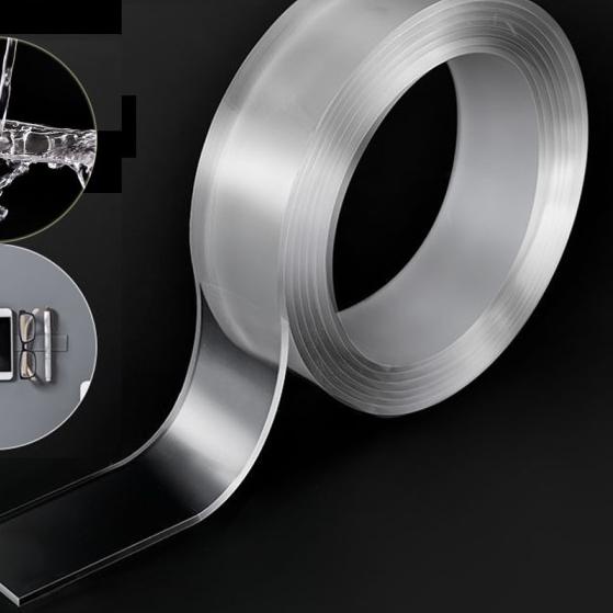 

◊ Double tape magic|tape nano|tape isolasi 2 sisi kuat -1mm x 1 meter - 2mm, 3METER ✴