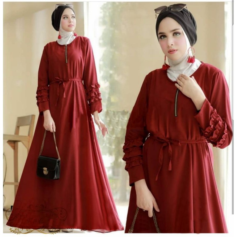 MAXY BURLIAN, BALOTELLY, GAMIS HIJAB MUSLIM, DRESS