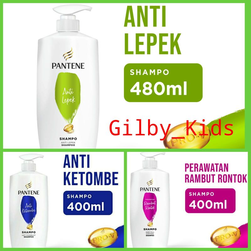 Pantene Anti Ketombe / Rambut Rontok / Anti Lepek 400ml