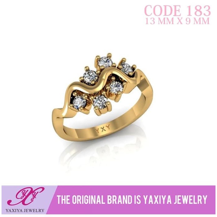 

Cincin Permata Perhiasan Lapis Emas 183