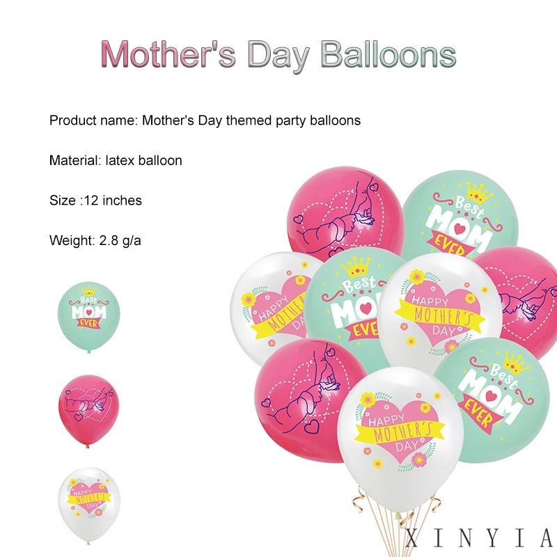 Xia.id Balon Latex 12 &quot;Tema Hari Ibu Untuk Dekorasi Pesta