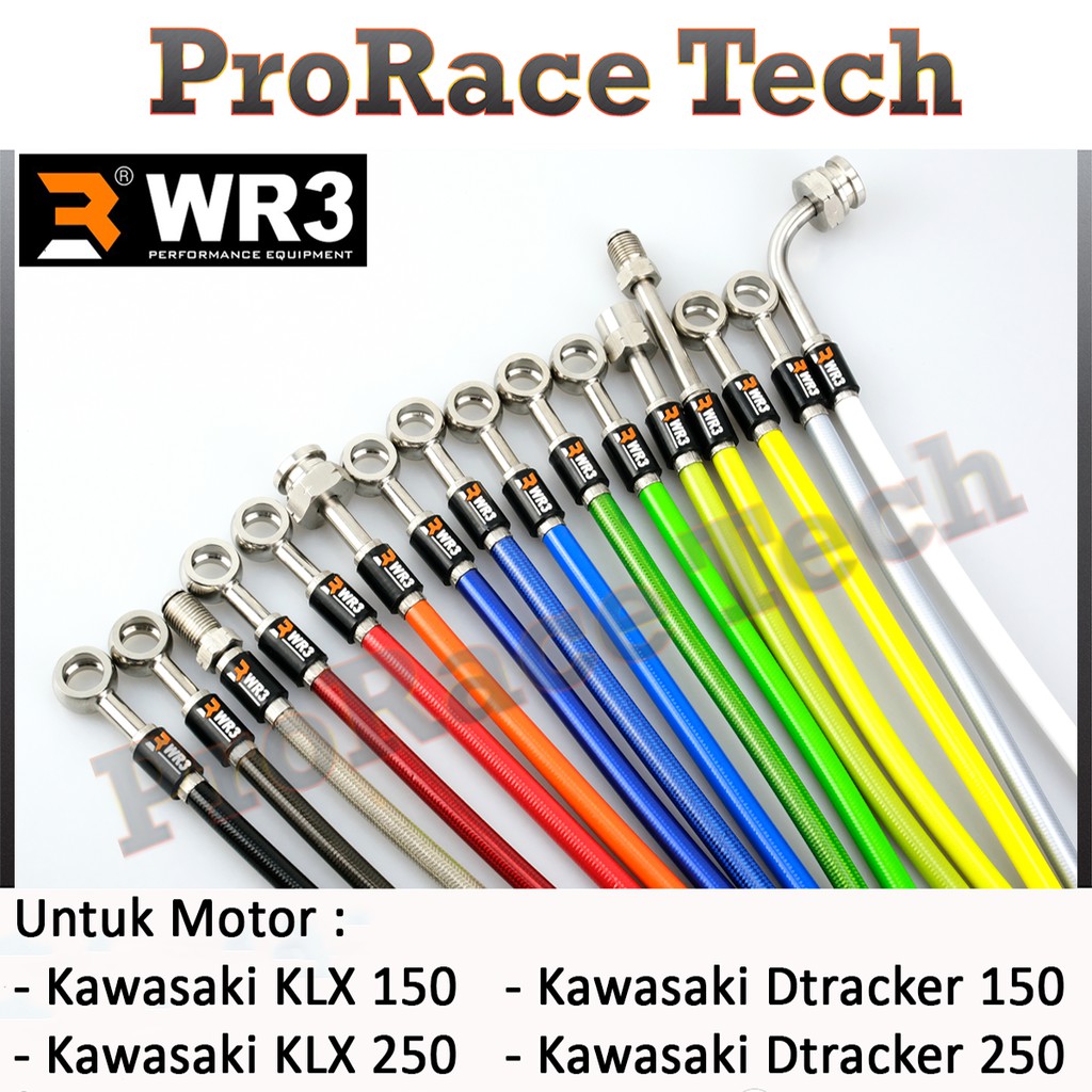Selang Rem WR3 KLX 150 / KLX 250 / Dtracker 150 / Dtracker 250