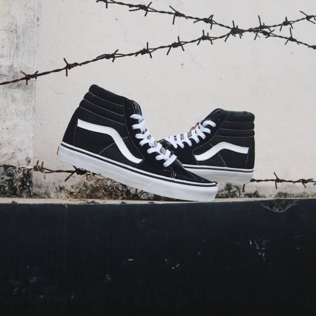 Vans sk8 Hi Original Classic Black White | vans Original |  Vans Old skool | vans oldskool