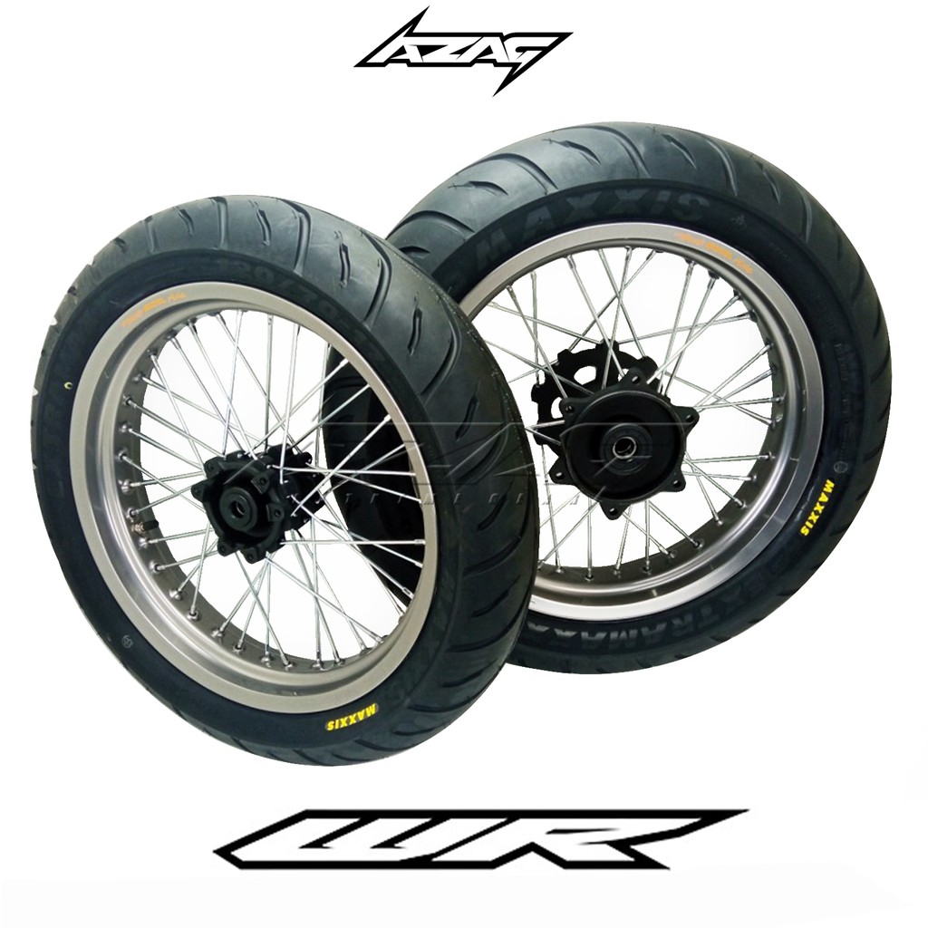 BAN SET SUPERMOTO YAMAHA WR 155 RING EXCEL TITANIUM TROMOL EXPEDITION